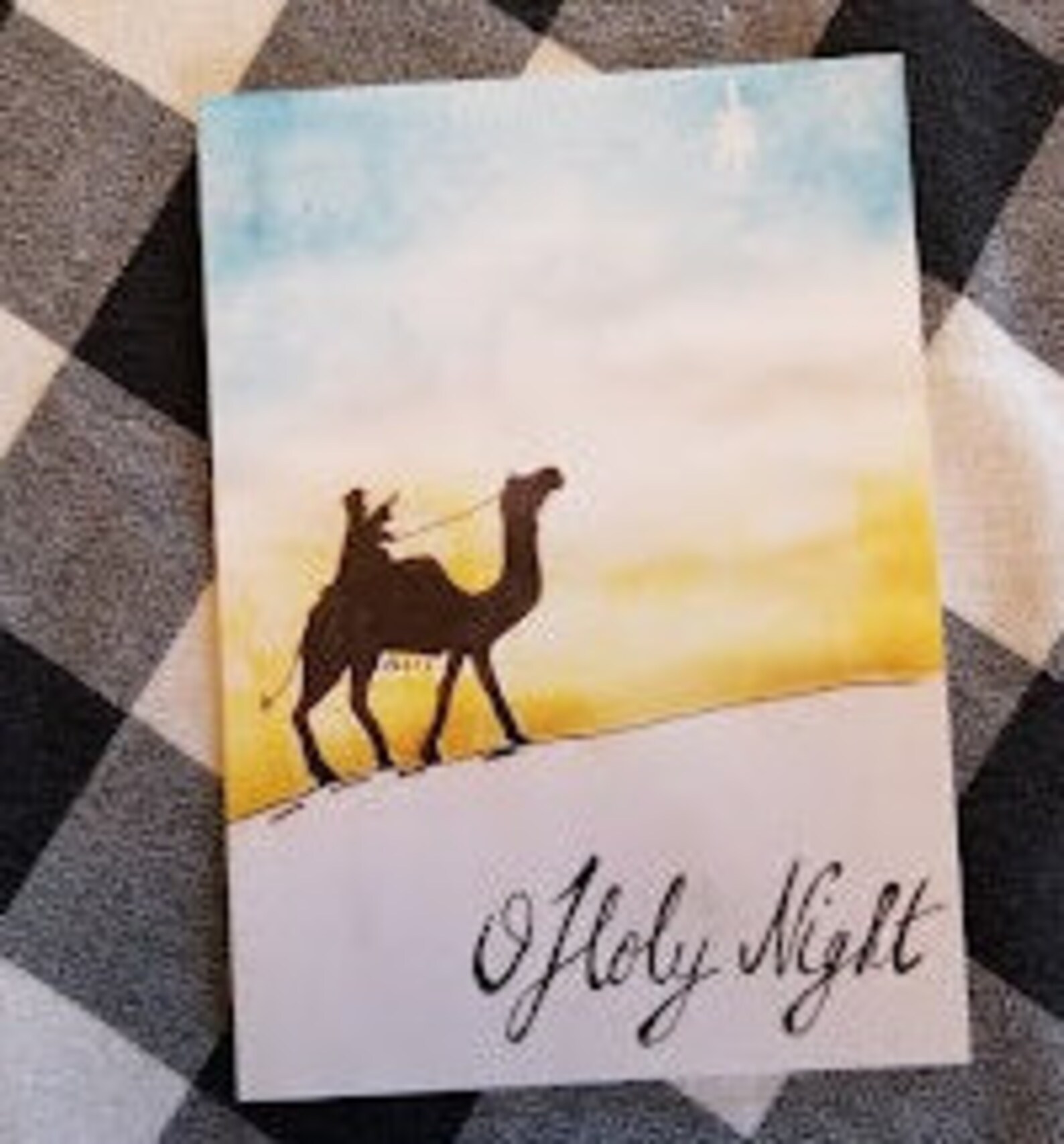 Christmas Card, O Holy Night, Christmas Greeting Card, Magi, Wise