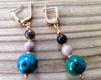 Jasper Hanger Earings
