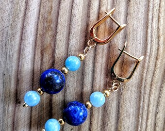 Lapis Lazuli Hanger Earings