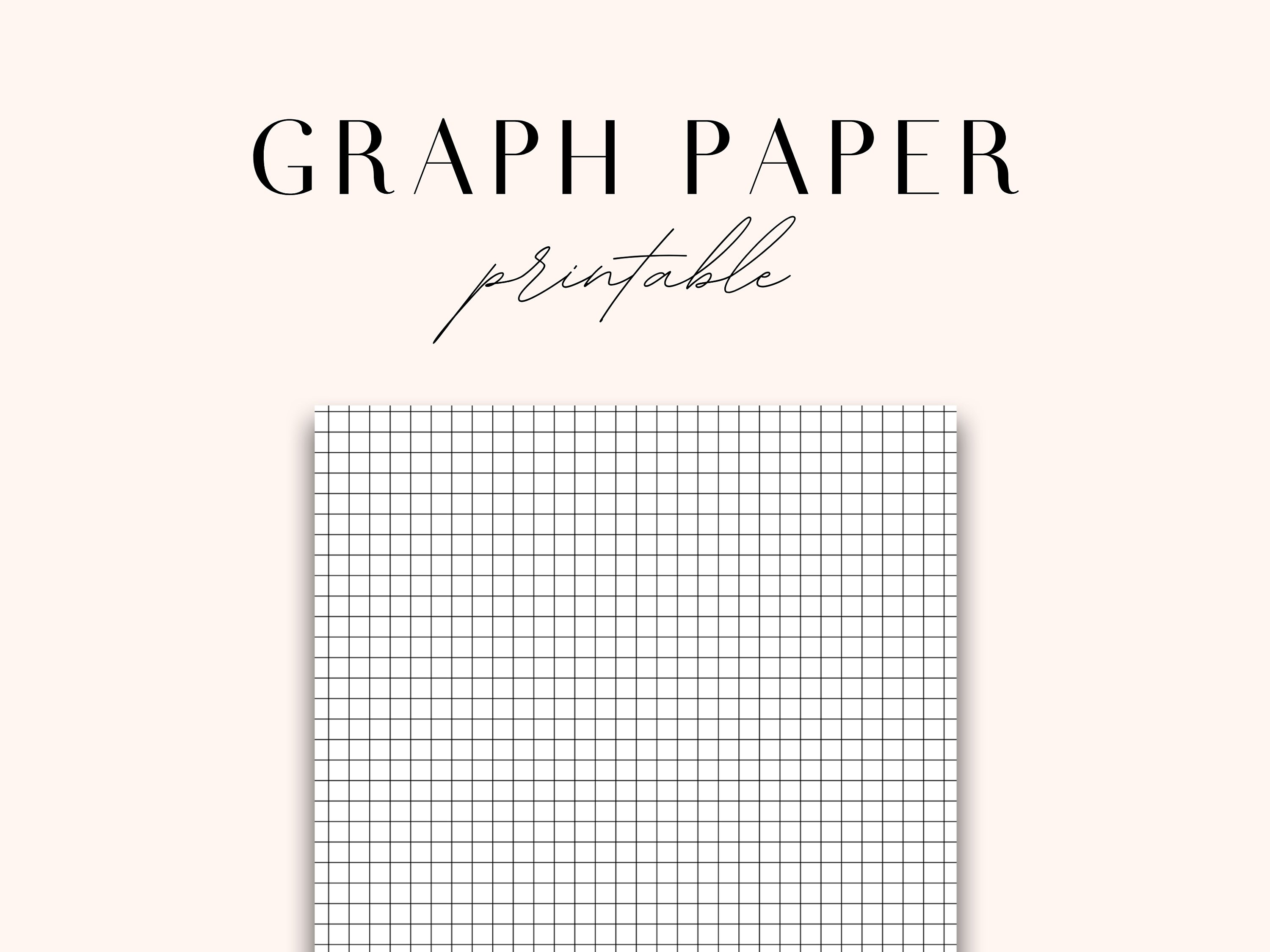 graph paper grid paper printable study printables student etsy uk