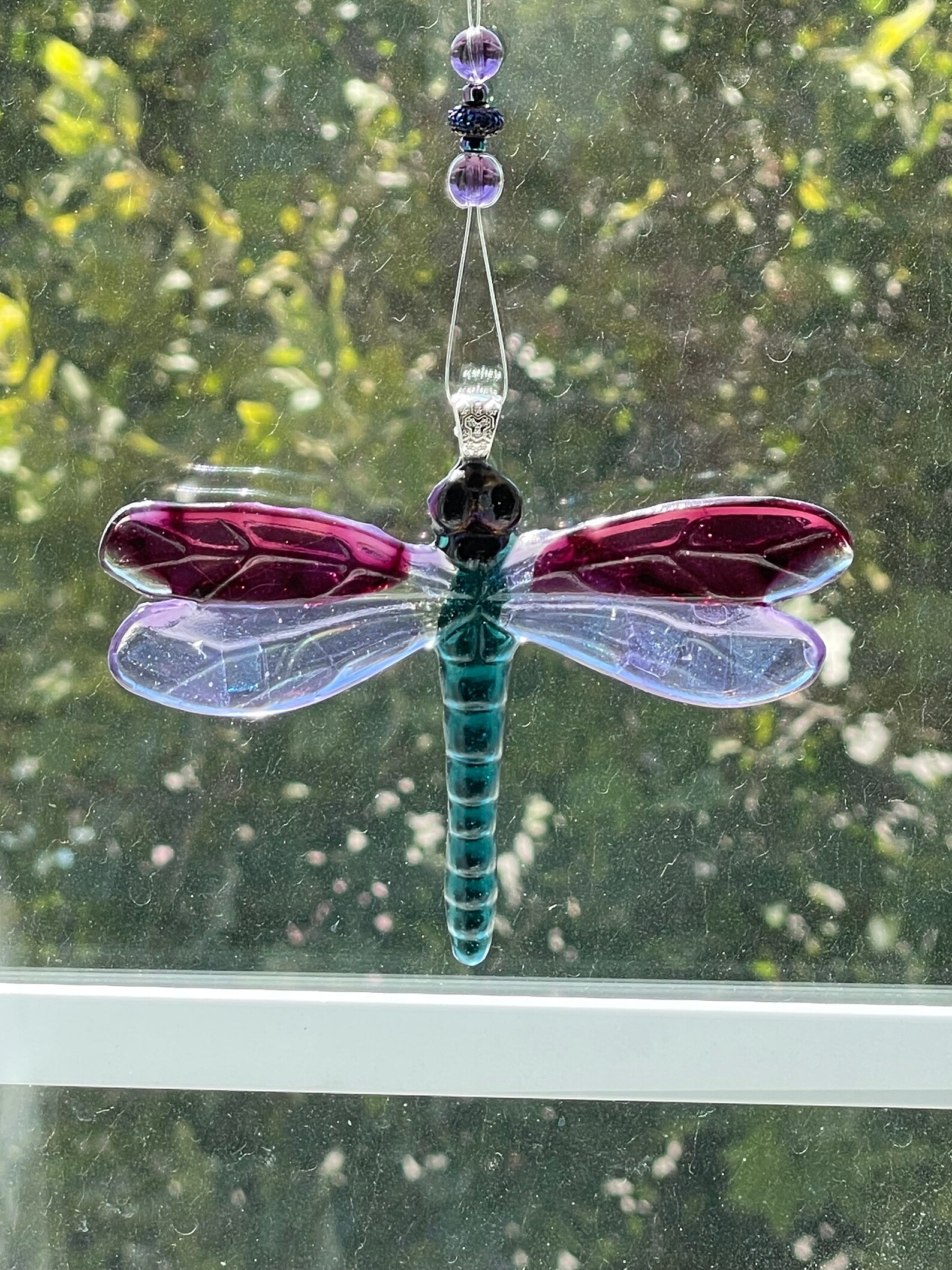 Dragonfly Suncatcher Etsy