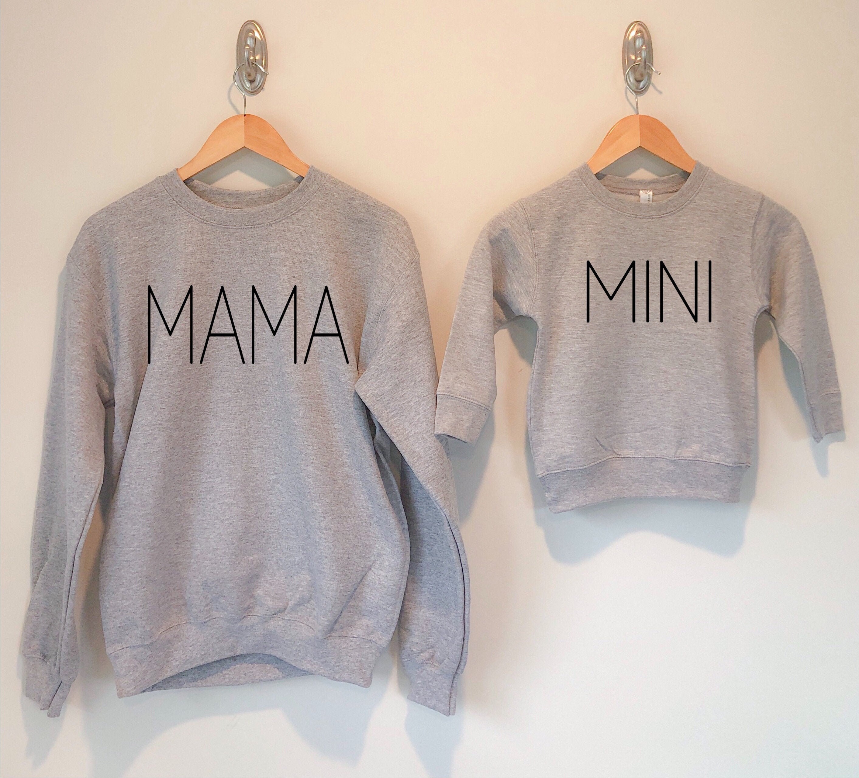 mama and mini sweatshirts