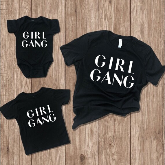 Girl Gang Shirt Girl Gang Womens Shirt Girl Gang Onesie Etsy