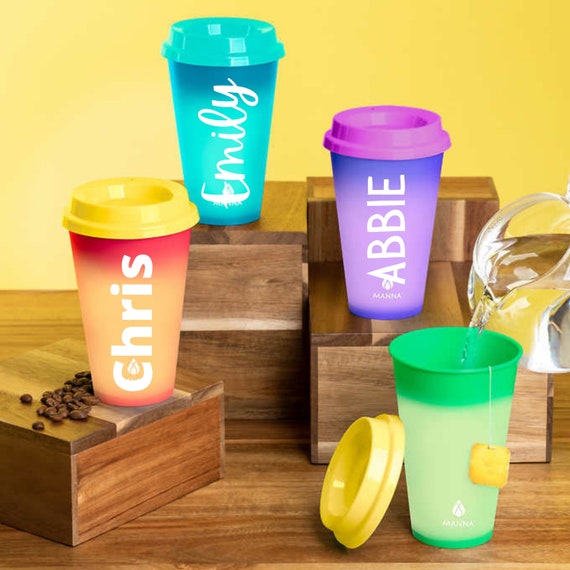 Personalized Color Changing Hot Tumbler | 16 oz. | Custom Color Changing  Cup | Reusable | Made to Order | 16 ounces