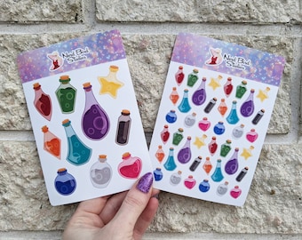 Mixed Potion Bottle STICKER SHEET