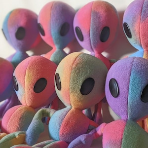 Rainbow SQUISHY ALIEN PLUSHIE
