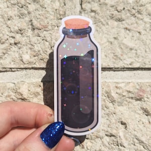 Vial of Smoke Potion Bottle STICKER - SINGLE