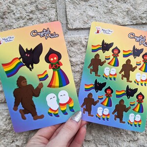 Cryptid Pride STICKER SHEETS