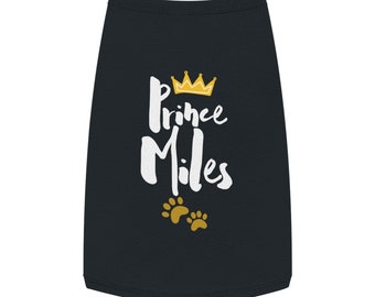 Personalized, Custom, Dog, Cat, Funny Shirt, "Prince Miles", Spoiled, Holiday Gift for Pet