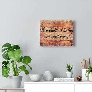 Art mural, Décoration intérieure, Inspiration, Citation, Toile, Art, Afro, Femme noire, Pendaison de crémaillère, Cadeau pour elle