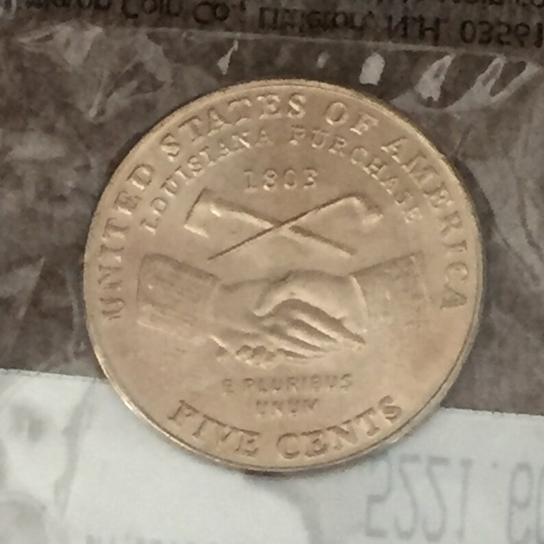 2004 Uncirculated Jefferson Nickel louisiana Purchase Etsy