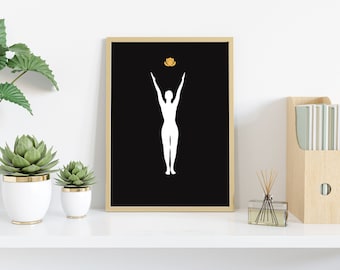 Yoga Printable Art | Digital Yoga Prints for Home Decor & Wall Art | 18X24