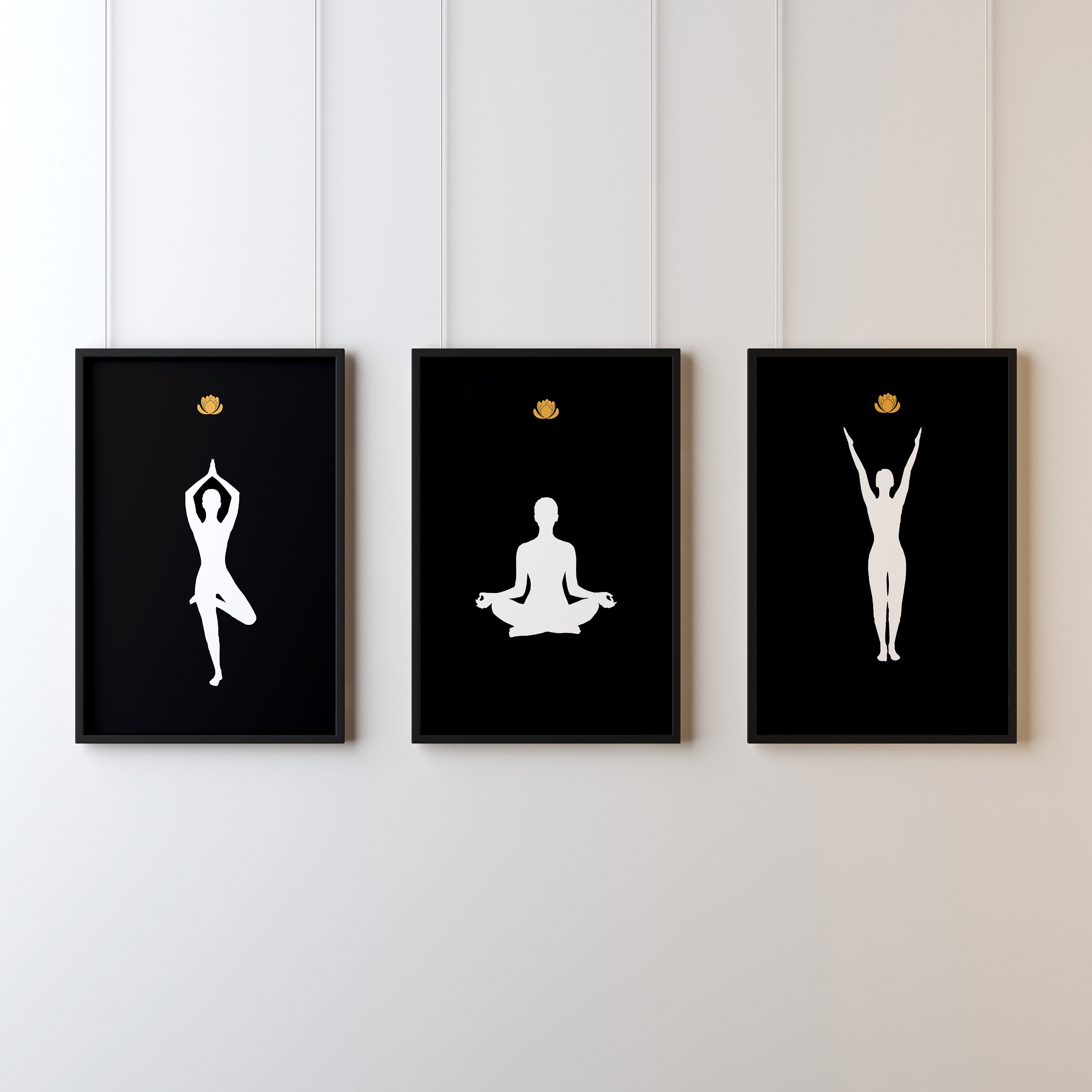 Yoga Printable Art Digital Yoga Prints for Home Decor & Wall Etsy España