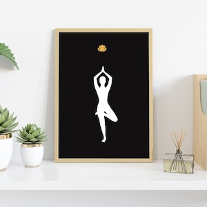Yoga Printable Art | Digital Yoga Prints for Home Decor & Wall Art | 18X24