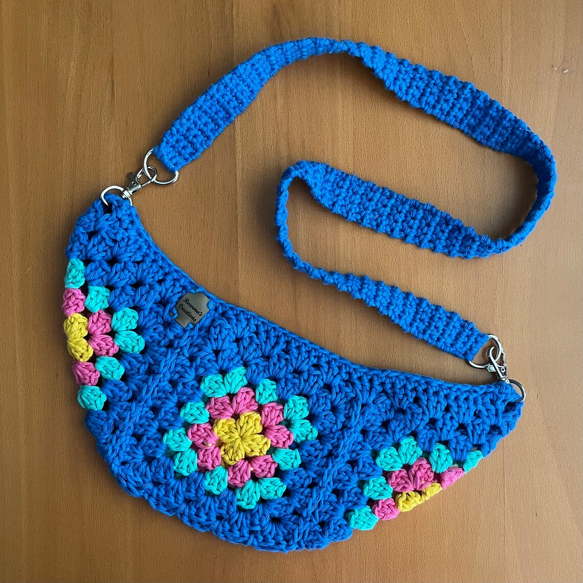 Crochet Crossbody Bum Bag Granny Square Crossbody Body Bag Etsy