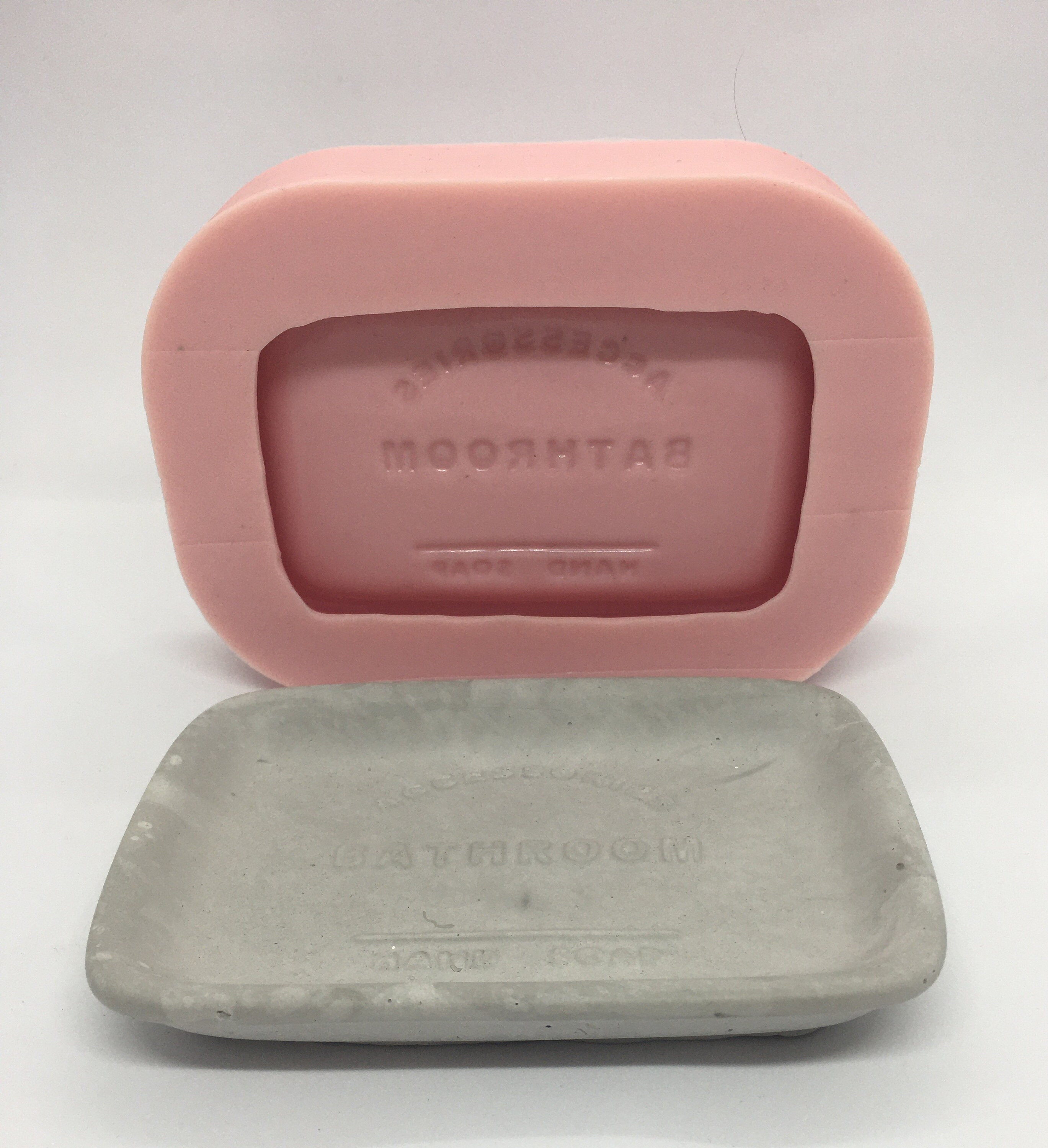 ANHTCZYX Soap Tray Casting Mould Soap Holder UV Resin Mold Handmade Soap Box Silicone Mold Soap Dish Epoxy DIY Crafts Resin Mold, 3-Piece Set