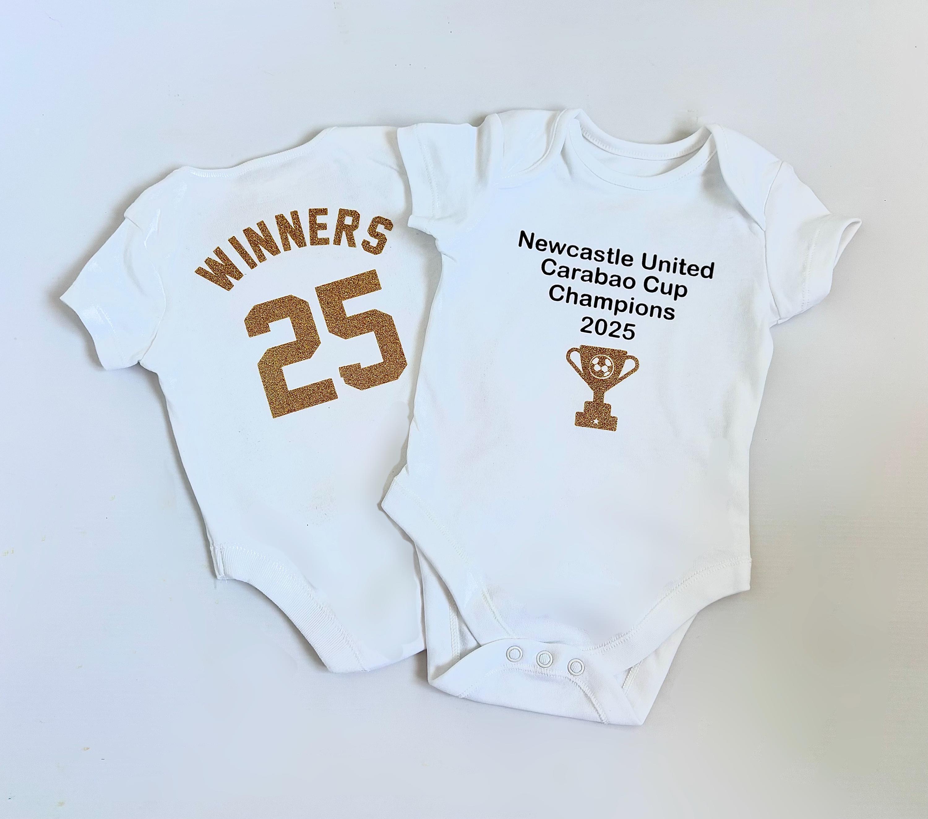 Baby Grow Nufc Baby Clothes Newcastle United White Single Sleep Suit