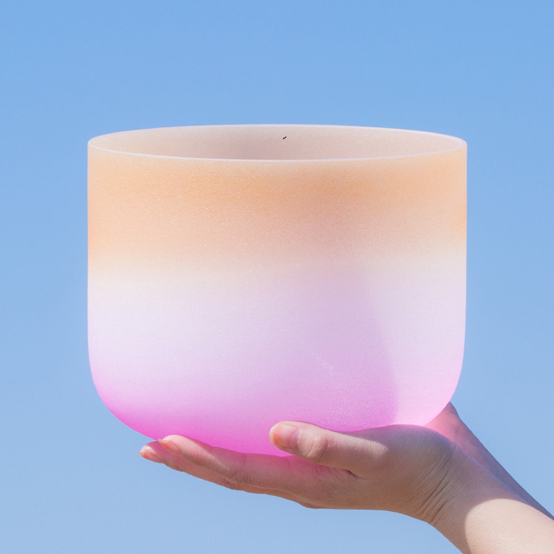 432hz 8 Inches CDEFGAB Quartz Crystal Singing Bowls With Free Etsy