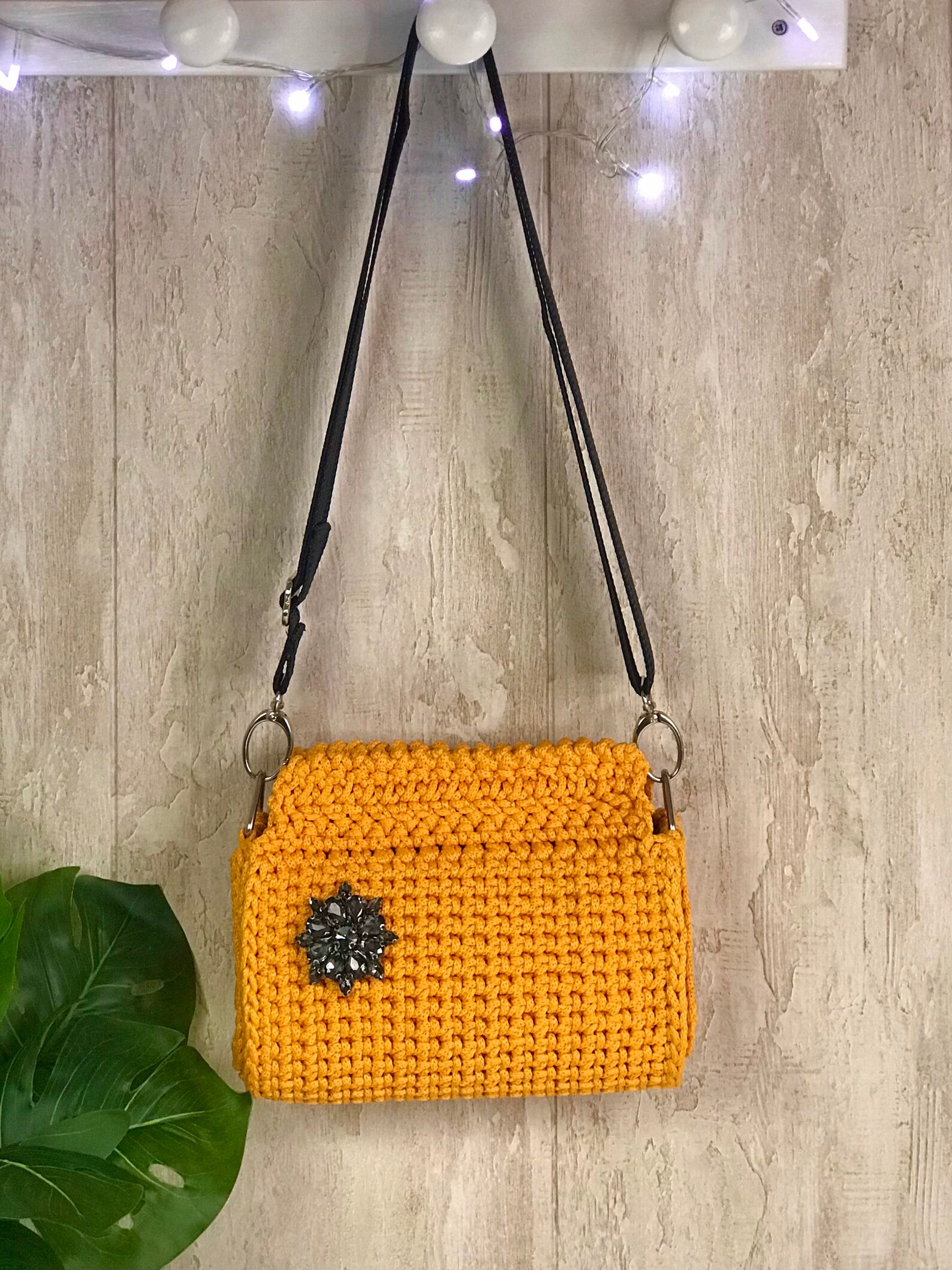 Crossbody purse crochet patterns . Cross body purse crochet Etsy