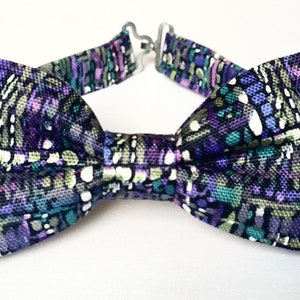 Purple teal olive bow tie , ring bearer bow tie , purple bow tie for men, adult bow tie, gift for boy, family picture bow tie, clip bow tie