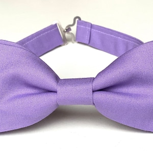 Lavender Bow Tie for men and kids Purple bow tie Lavender wedding groomsmen bow ties Ring boy outfit in purple Boys necktie