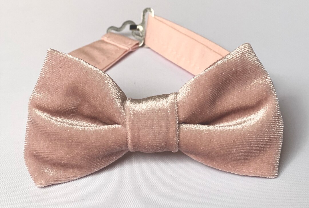 Pale Dusty Rose Bow Tie, Ballet Pink Bow Tie, Dusty Pink Bow Tie, Mens