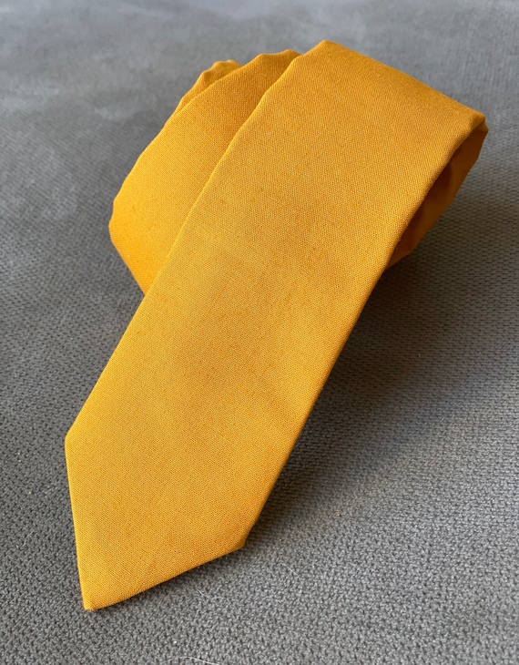 mostaza-Collar amarillo oscuro Corbatas para hombres Etsy