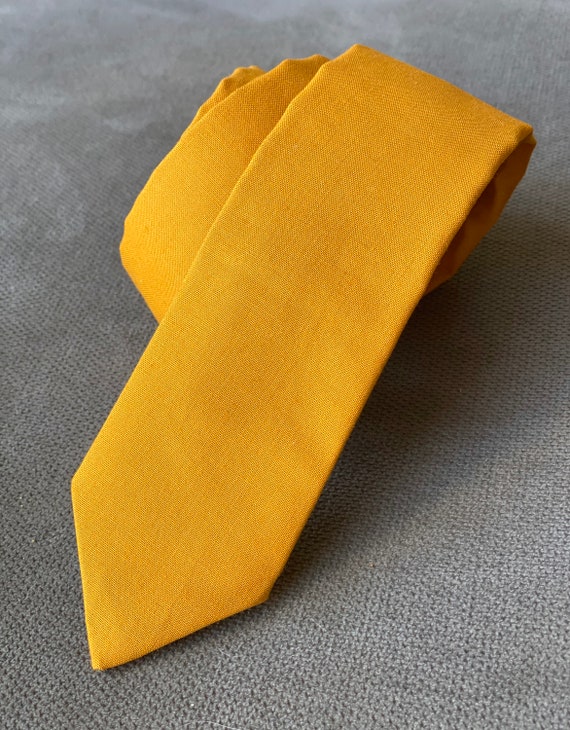 mustard yellow tie