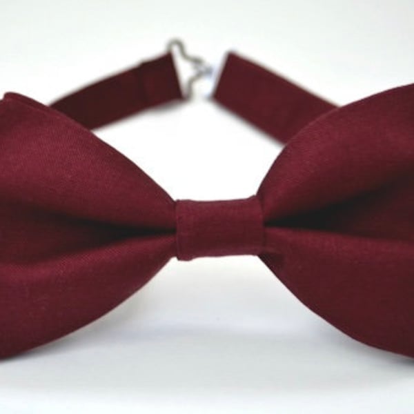 Reach burgundy bow tie, Burgundy bow ties, Mens bow ties, Wine bow tie, Kids bow tie, Bordeaux bow tie, Boys bow tie, Burgundy grooms bowtie