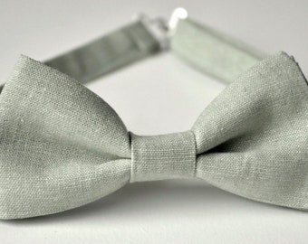 Sage Green Bow Tie Satin Bow Ties for Men Sage Green - Etsy
