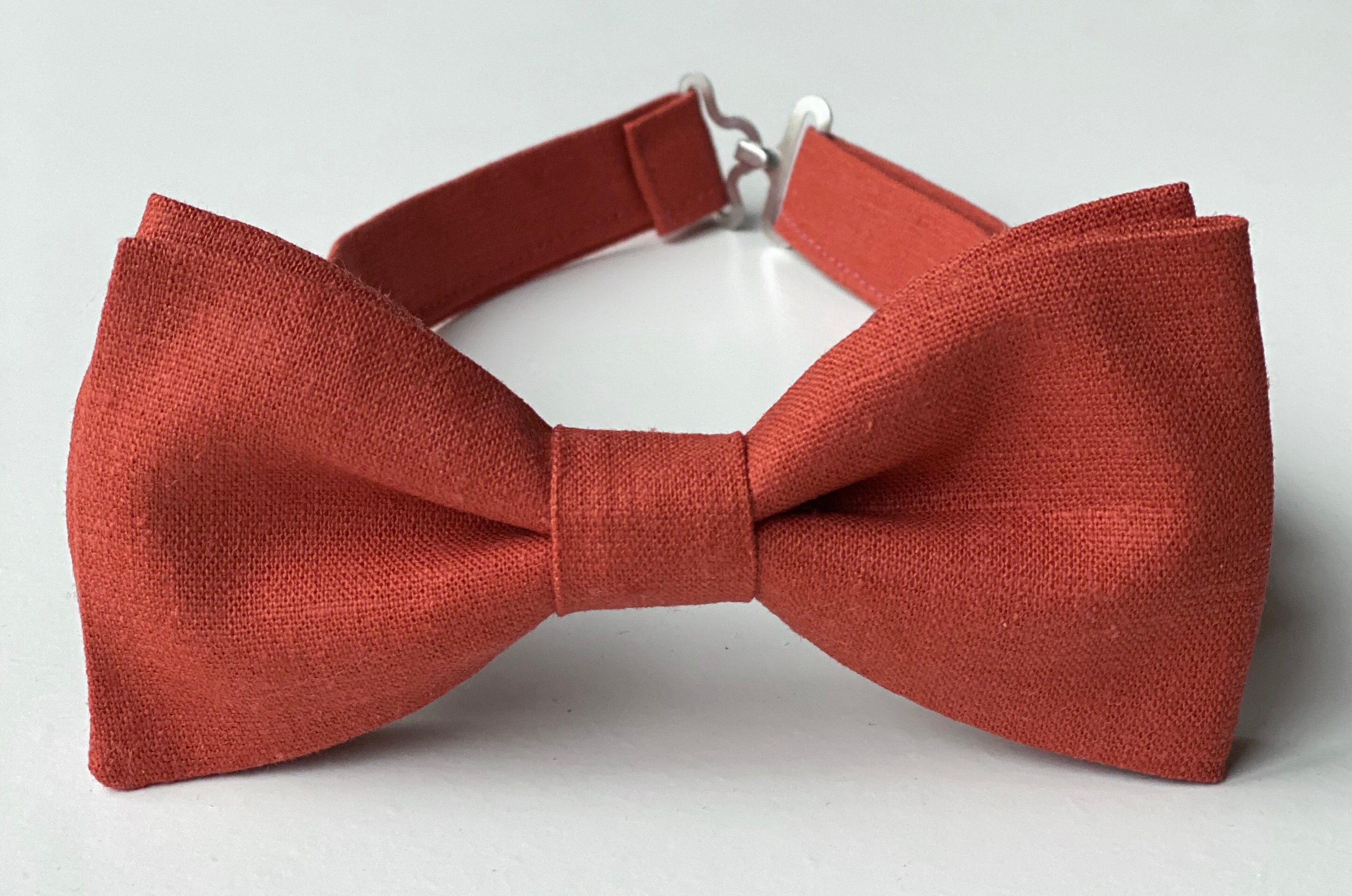 burnt orange bow ties