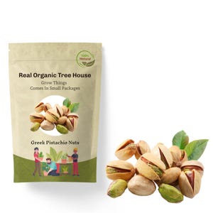 Greek Pistachio Nuts | Greek Pistachio Aegina Baked | Salted Shelled | Quality Nuts | Roasted in Shell |Every Day Snack, Gourmet Gift (2lbs)