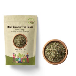 Organic Holy Basil Leaf: Loose Leaf Tulsi Tea
