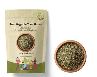 Organic Holy Basil Leaf: Loose Leaf Tulsi Tea