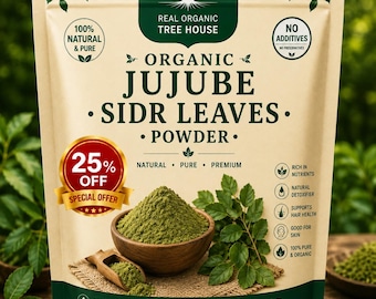 Jujube Sidr Leaves | Ziziphus Spina Christi | Dried Botanical | Dried Herbal Material | Leaf Product