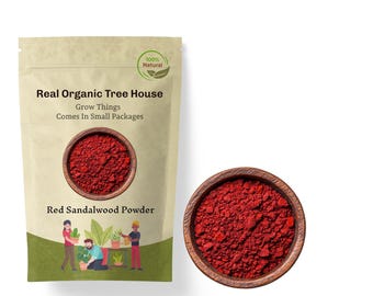 Red Sandalwood Powder | Rakta Chandan | Botanical Powder | Traditional Plant Material | Pterocarpus Santalinus