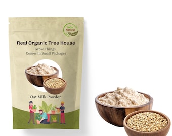 Leche de avena orgánica en polvo (2 libras): totalmente natural y sin gluten