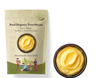 Homemade Desi Ghee: 100% Organic Grass-fed Clarified Butter