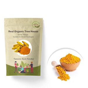 Polvo de raíz de cúrcuma (2 libras) / Curcuma longa / Polvo de raíz de cúrcuma seca / Polvo de cúrcuma / Raíz de cúrcuma / Suelto / Polvo de cúrcuma orgánica
