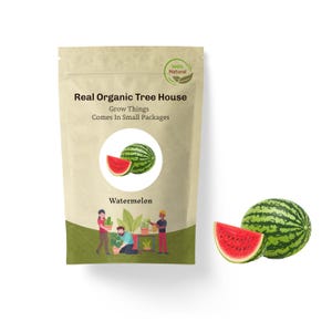 Jubilee Watermelon seeds | Organic Watermelon Seeds | High Germination | Detailed Growing Instructions | Super sweet | Fruit Seeds