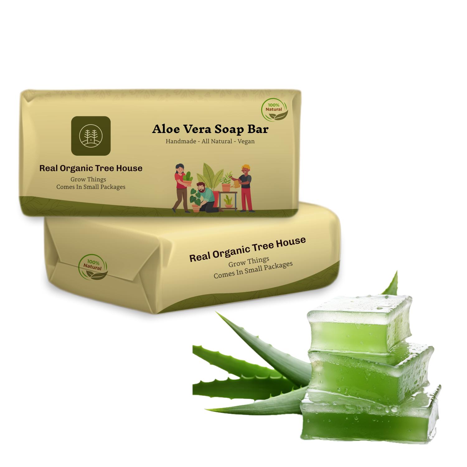Pure %100 Aloe Vera Face Soap|Handmade Soap,Natural soap bar|made with whole Aloe Vera|Body Wash, Skin,Face Wash,Face Soap|Good for All Skin