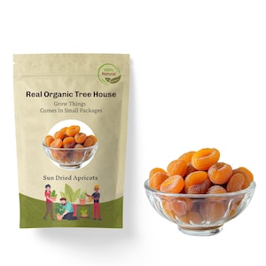 Natural Sun Dried Apricots: Extra Large, Turkish Vegan Snack
