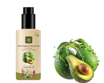 Organic Cold Pressed Avocado Oil: Natural Hair, Face & Body Massage
