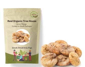 Griechische Getrocknete Feigen | Natur Sonnengetrocknet | Weiche süße Frucht Snacking Backen Kochen Teemischung