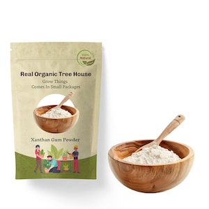 Orgenic XANTHAN GUM POWDER - All Natural Thickener - Helps Thicken Fluids, Shower Gels, Cleansers, Liquids for Thicker Consistency