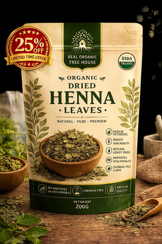 Dried Henna Leaves | Lawsonia Inermis | Botanical Material | Natural Plant Material | Rajasthan Mehndi