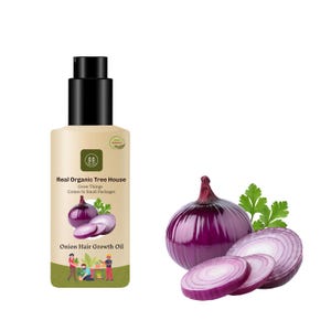 Onion & Collagen Hair Oil: Anti-Hairfall, Stimulates Roots
