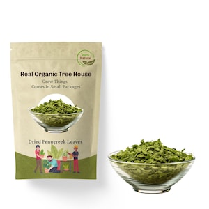 Dried Fenugreek Leaves(2lbs) | (Methi) | Premium Quality! | Fenugreek Leaves | Methi Leaves | Kasuri Methi | Leaf Dried