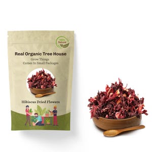 Hibiscus Dried Flowers Loose Herbal Tea | (2lbs) Hibiscus Sabdariffa | Superior Quality Herbs&Flowers Tea | Hibiscus | Hibiscus sabdariffa