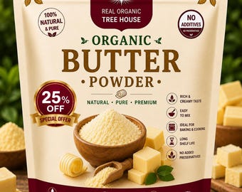 Sweet Cream Butter Powder | Dairy Ingredient | Baking & Cooking Supply | Pantry Essential | Recipe Ingredient